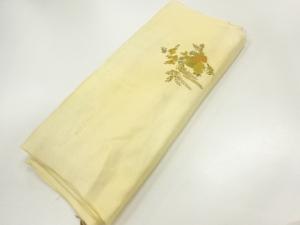 アンティーク　花籠模様着物洗い張り